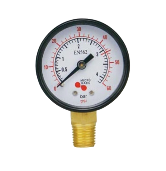 Micro Matic Manómetro Regulador de cerveza de barril de 0-60 PSI, rosca derecha