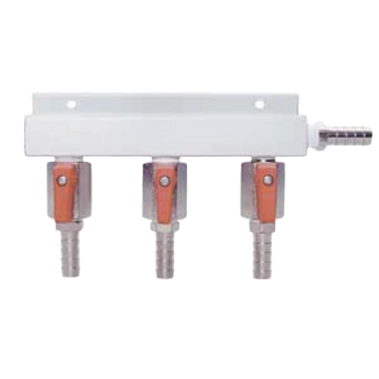 Micro Matic Distribuidor de 3 vías de CO2 para Barril de Aluminio